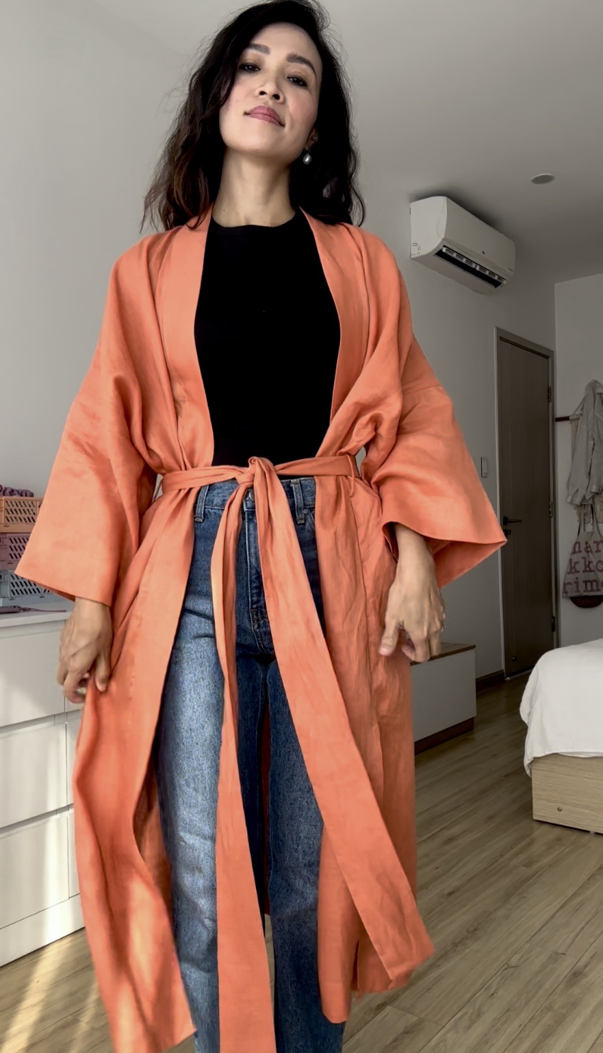 Linengirls Kimono + irtovyö 1
