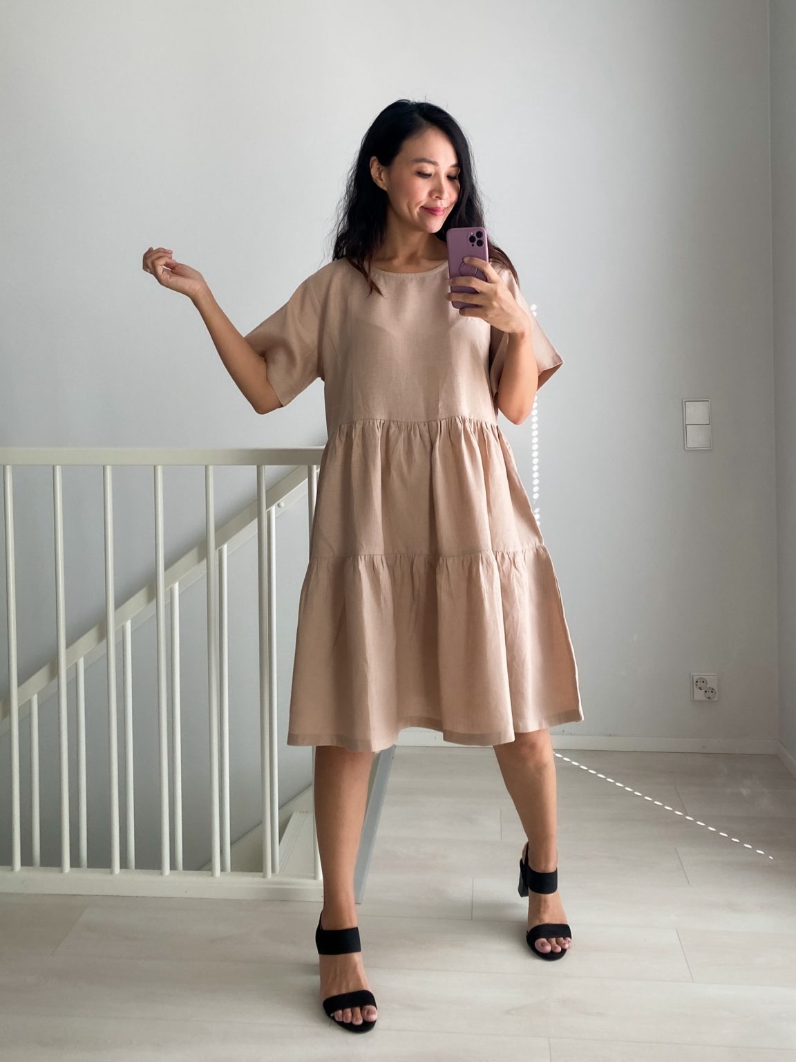 LYHYT Onesize PREMIUM Lempimekko O-kaula - Beige Blush 1