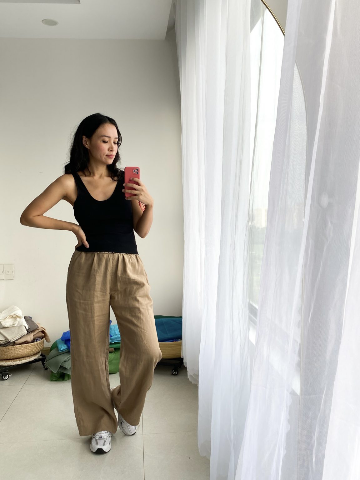 Linengirls Loose pants 2